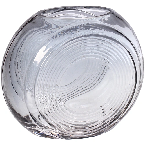 Ваза стеклянная Мальвина 1816см серый_5