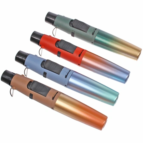 Зажигалка газовая для газовой плиты "Диско" 18см на подставке, микс цветов