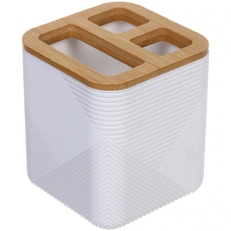 Подставка для зубных щеток "Торонто" белая