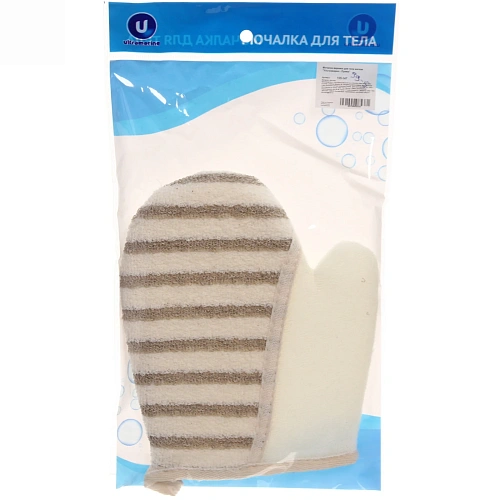 Мочалка-варежка для тела мягкая Ультрамарин - Прима, 1822см_5