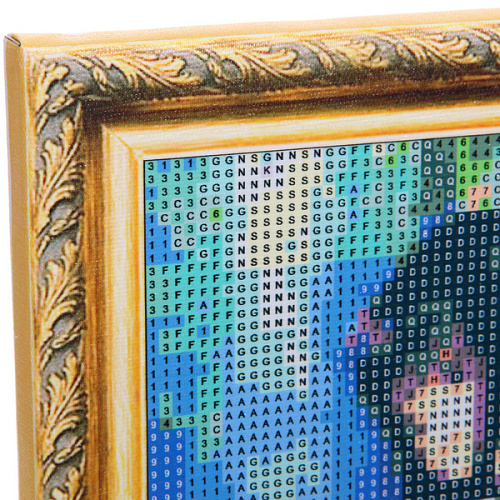 Алмазная мозаика на подрамнике с полным заполнением МИР ЯРКИХ КРАСОК, Хина с фруктами, 2030 см_7