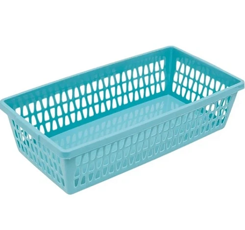 Корзина для хранения "Велетта", цвет бирюзовый, 21*11*5см