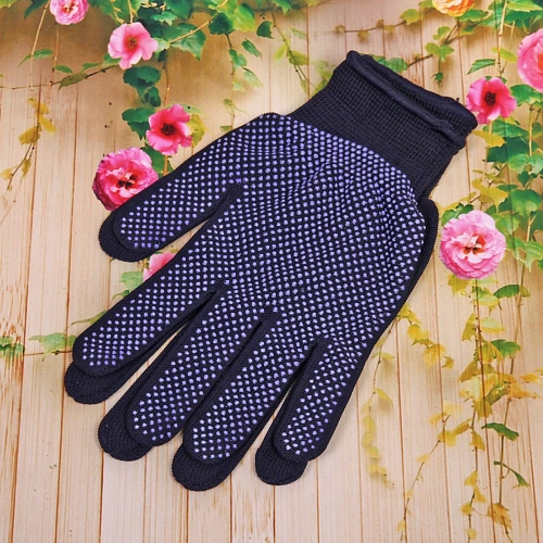 Перчатки нейлоновые Классика с ПВХ покрытием синие 8 р-р набор 5 пар_3