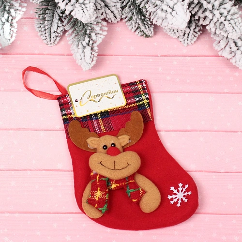 Носок новогодний Весёлые гости 169 см, в ассортименте_4