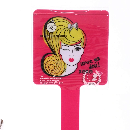 Зеркало косметическое ИМАНИ - ФОРТУНА, микс 4 дизайна, 23,412см (PVC подвес) _8