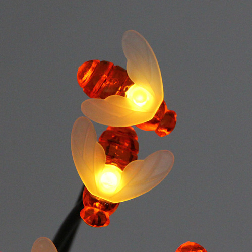 Светильник на солнбатарее Пчелки 703,5 см (10 шт), Теплый белый_4