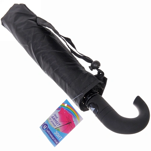 Зонт мужской полуавтомат Практик цвет микс, 8 спиц, d-110см, длина в слож виде 33см _16