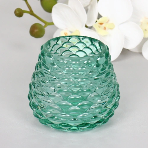 Подсвечник "Лесная шишка" 7,4*6,5 см, Зеленый