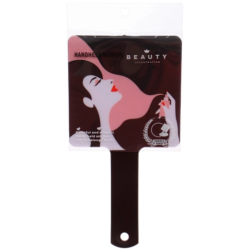 Зеркало косметическое ТРАТТОРИЯ, микс 4 дизайна, 23,412см (PVC подвес) _8