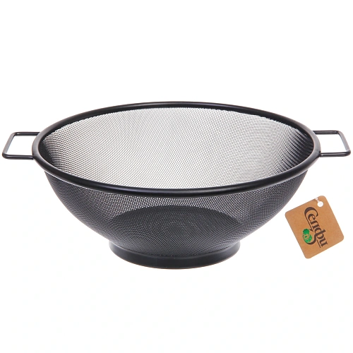 Сито металлическое "Black" 26см с ручками