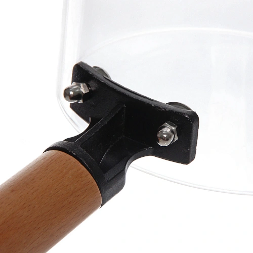 Кастрюля из боросиликатного стекла 1,5л Хай-Тек с деревянной ручкой_14