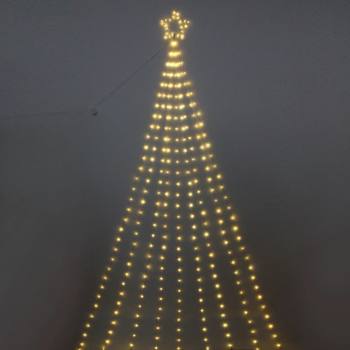 Гирлянда для дома ЗАНАВЕС "Звездный путь"3м (водопад) 281 лампа LED, 7 режимов, IP-20.220v, Теплый белый