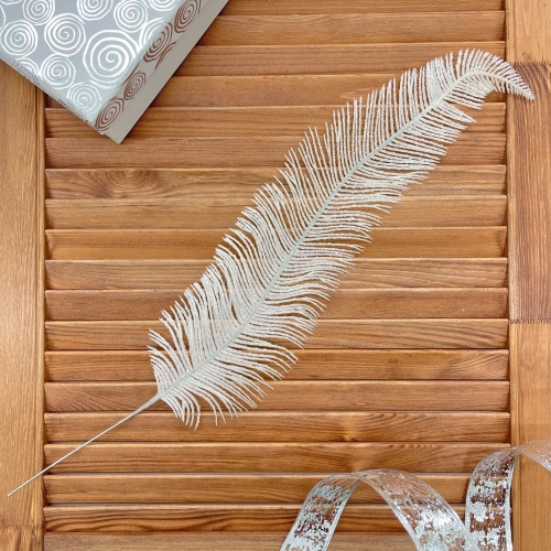 Ветка декоративная "Богемный стиль" 56 см, Белый