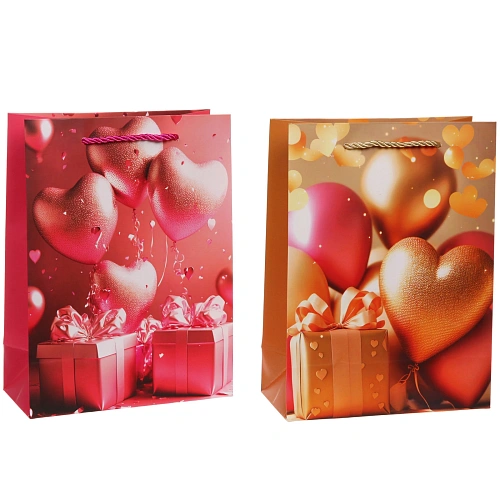 Пакет подарочный Море сердец 182485 см_4