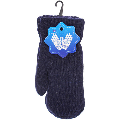 Варежки женские с утеплителем NEHOLOD, цвет полуночно-синий, (пакет с подвесом)_3