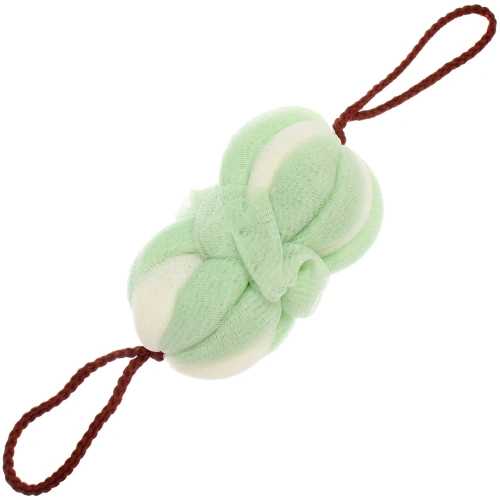 Мочалка воздушная "Premium - PANADERA", цвет , белый / мятный, 19*12см (ZIP пакет)✦