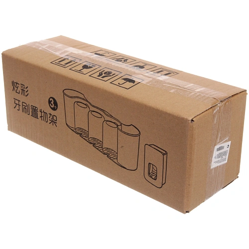 Подставка для умывальных принадлежностей Универсальная 3 стакана + дозатор для зубной пасты 6292-2_11