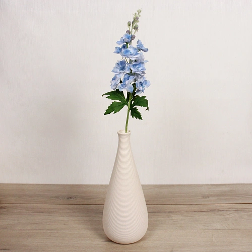 Цветок искусственный Natur 70см Дельфиниум голубой_6