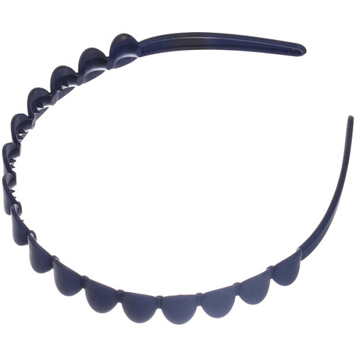 Ободок для волос пластиковый Province - Sofia, кружки, микс 6 цветов, 1,2 см_6