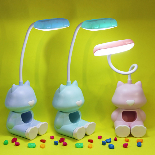 Светильник настольный Marmalade-Кот Томас LED 288,58см цвет зеленый USB_22