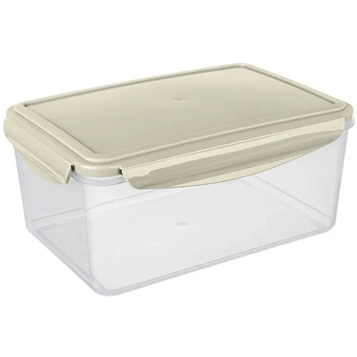 Контейнер для продуктов 2,5л "Smart lock" прямоугольный светло-серый 431181930