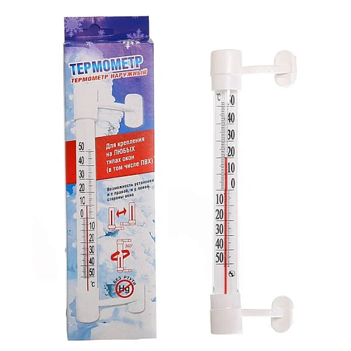 Термометр оконный"Липучка"мод. ТСН-5, картонная коробка