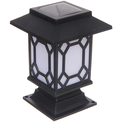 Фонарь садовый Световой поток 19,513,5 см (h-40 см), на солнечной батарее (свечение теплый белый) 9 LED_7