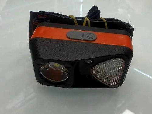 Фонарь налобный 6 режимов, 3LED, аккумуляторная батарея 500mAh USB W18