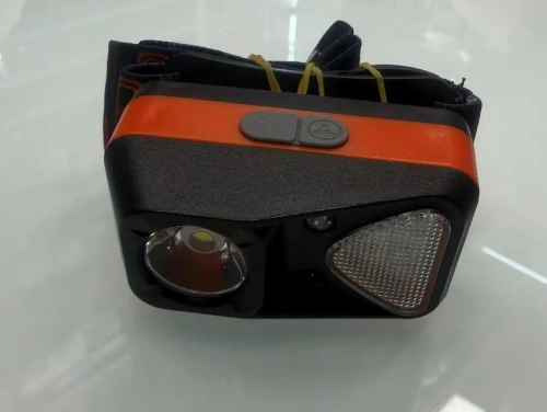 Фонарь налобный 6 режимов, 3LED, аккумуляторная батарея 500mAh USB W18