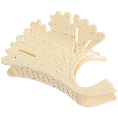 Заколка - краб для волос AKS - VIENTO, микс 6 цветов, цветок, 9,55,5см _9