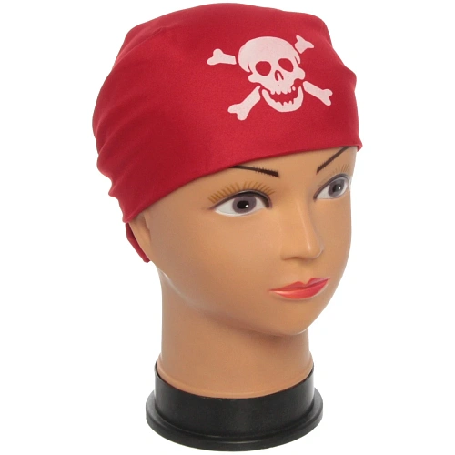 Карнавальный аксессуар "Бандана Пирата", красный