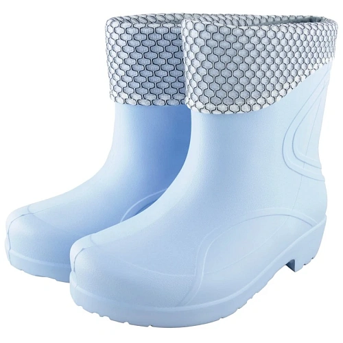 Полусапоги женские "Виктория" с вкладышем (Голубой, 38-39)