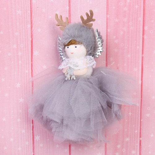 Подвеска Фея из сказки 14 см, графит_7