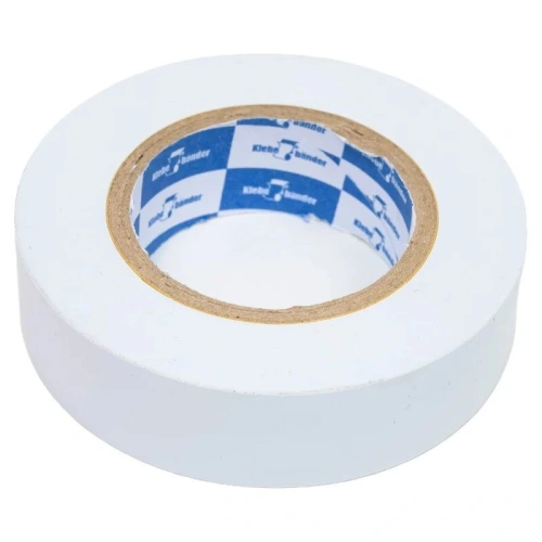 Изолента 19мм*20 белая "Klebebander"