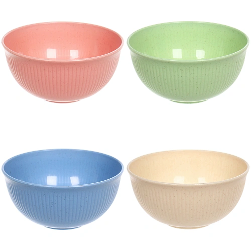 Салатник пластиковый ЭкоЛайф 14,57см, микс цветов_3