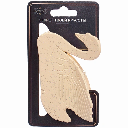 Заколка - краб для волос AKS - VIENTO, микс 6 цветов, прямоугольник, 85,5см _4