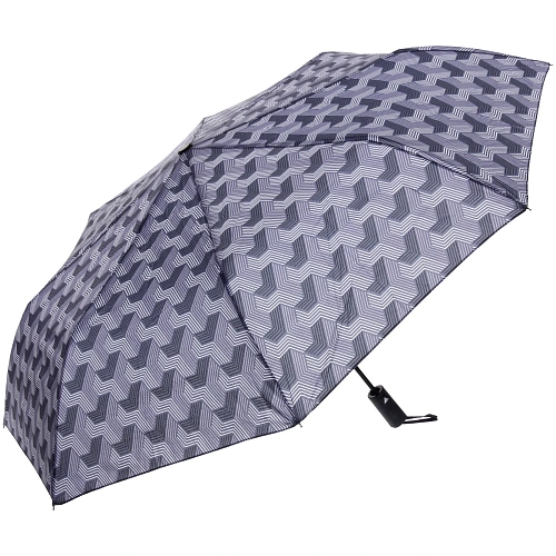 Зонт женский полуавтомат Витраж, микс 6 цветов, 8 спиц, d-100см, длина в слож виде 30см_22