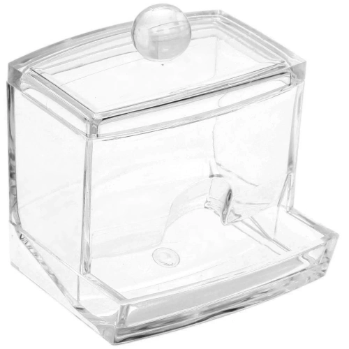 Органайзер для ватных палочек "ФАНТЕНЕГРО", прозрачный, 9*7*9см