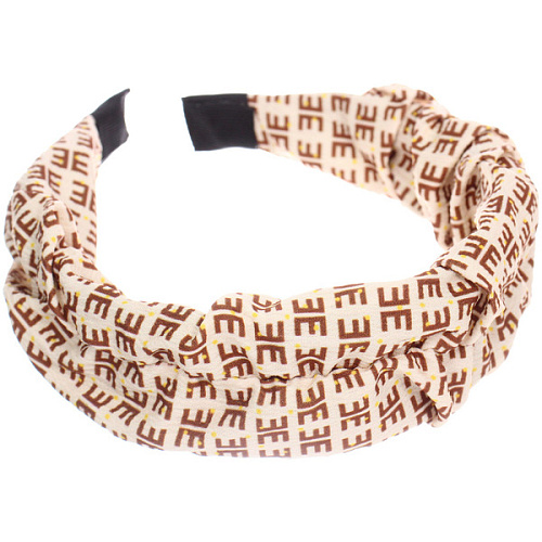 Ободок для волос МАРЦИПАН, танти, ширина 4см, микс 6 цветов _3