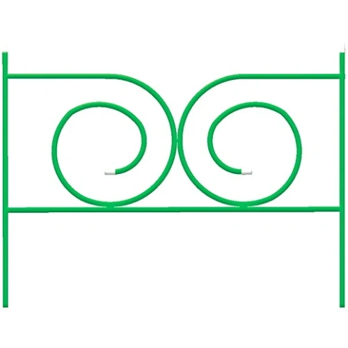 Заборчик садовый "Симфония" 56*64*320см (5дет)