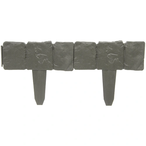 Садовое ограждение Камни (набор 4 шт) ( 1 секция 25,322 см), Графит_6