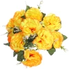 Искусственные цветы "Цветочная мелодия" Гвоздики 50см 10 цветков желтые