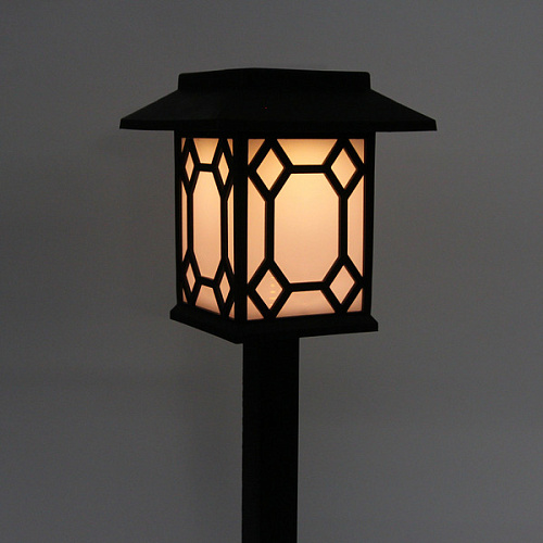 Фонарь садовый Световой поток 19,513,5 см (h-40 см), на солнечной батарее (свечение теплый белый) 9 LED_3