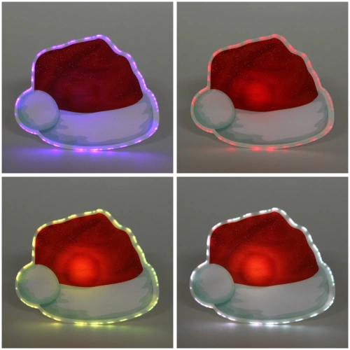 Сувенир с подсветкой "Новогодний колпачок" 10*8 см