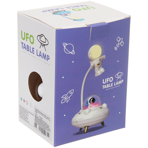 Настольная лампа Sweet - Полёт в космос LED 10,810,821,5 см, USB 37v 3w, Белый_13