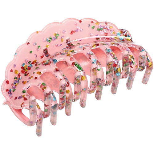 Заколка - краб для волос AKS - VIENTO, микс 6 цветов, волна, 104,5см _10