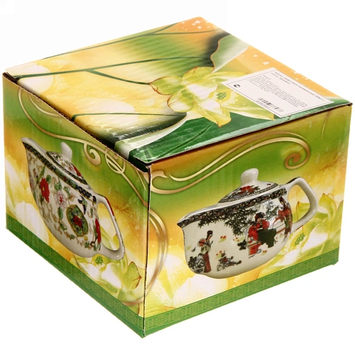 Чайник заварочный керамический 200мл с ситом Китай_8