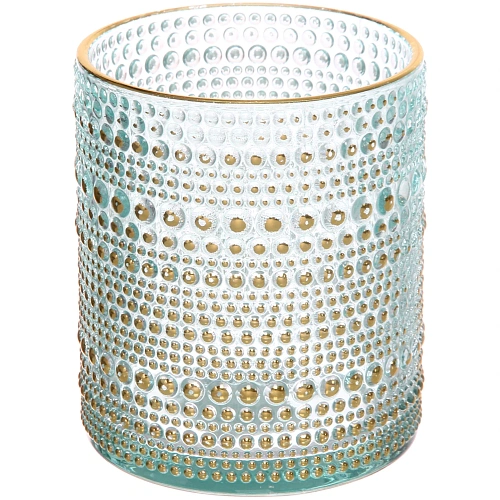 Подсвечник Хрустальный блеск 8,510 см, Голубой_2