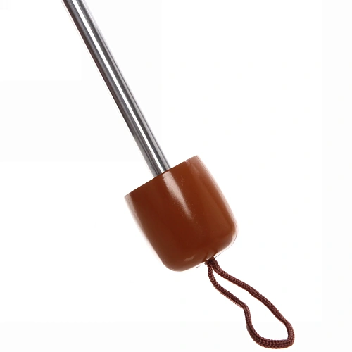 Зонт мужской механический Ультрамарин, коричневая ручка, цвет черный, 8 спиц, d-105см, длина в слож виде 24см_7