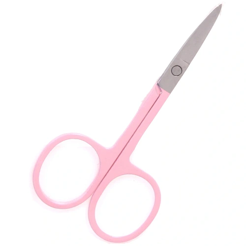 Ножницы маникюрные в пакете "Manicure set", классические, цвет розовый, 8,5см✦